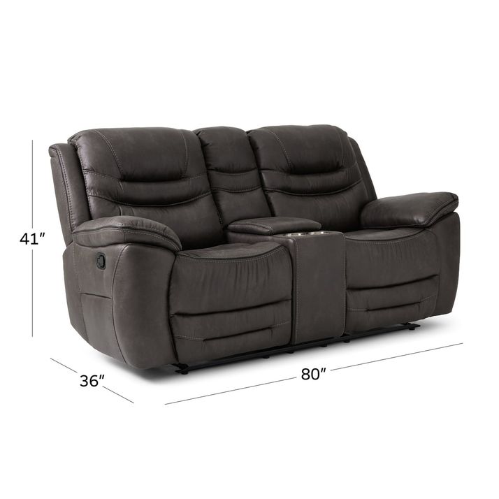 Picture of Badlands Reclining Console Loveseat