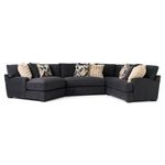 Picture of Retreat Caviar 3pc Sectional