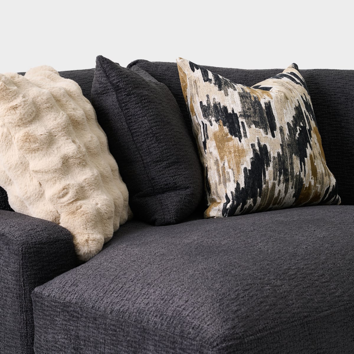 Retreat Caviar 3pc Sectional - Thumbnail 3