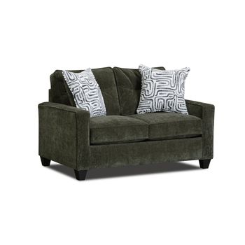 A picture of Braves Olive Loveseat.