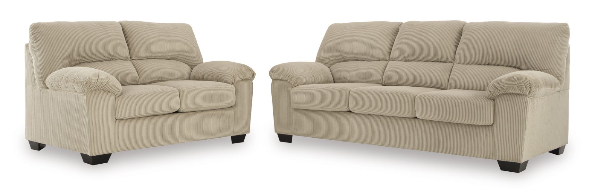 SimpleJoy Sofa and Loveseat Set
