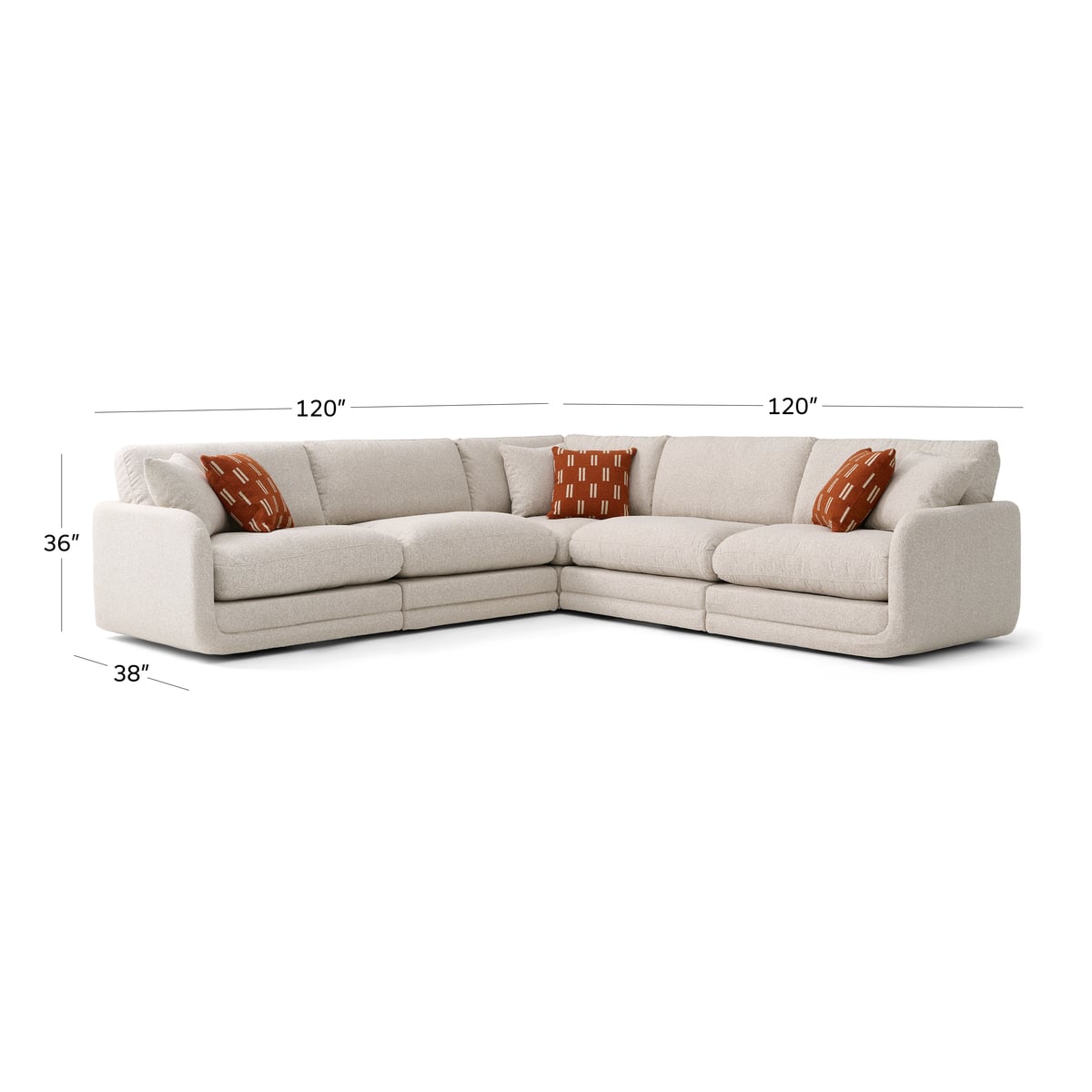 Diano 5pc Sectional