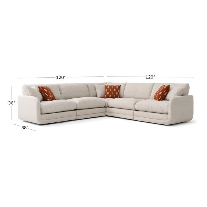 Picture of Diano 5pc Sectional