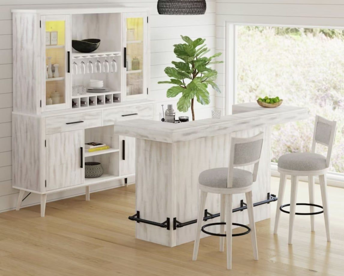 Rogen Swivel Bar Stool - Thumbnail 4