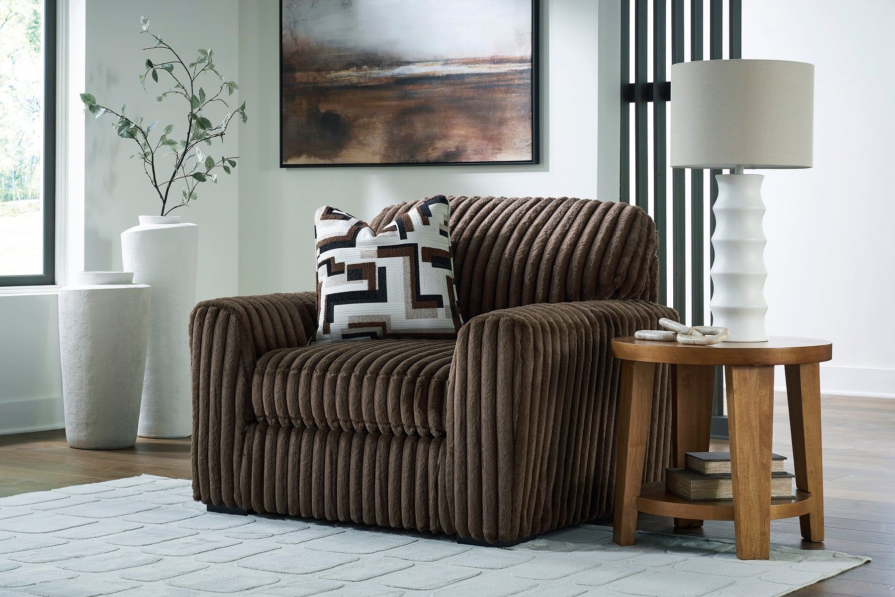 Midnight Madness Oversized Chair | The Furniture Mart