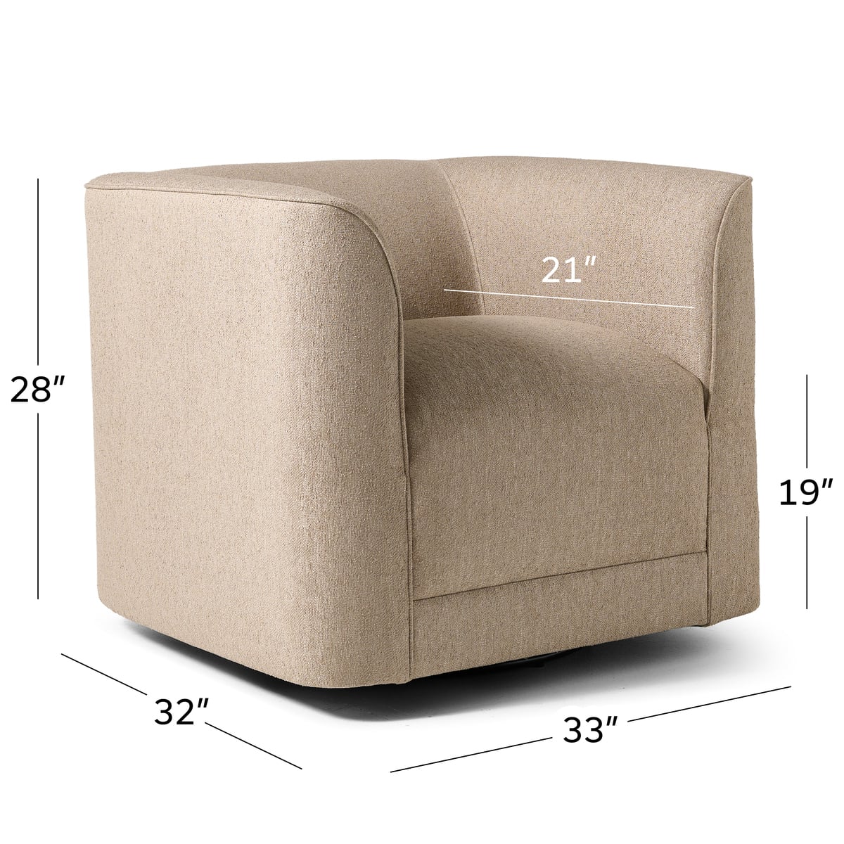 Whirlaway Swivel Accent Chair - Thumbnail 4