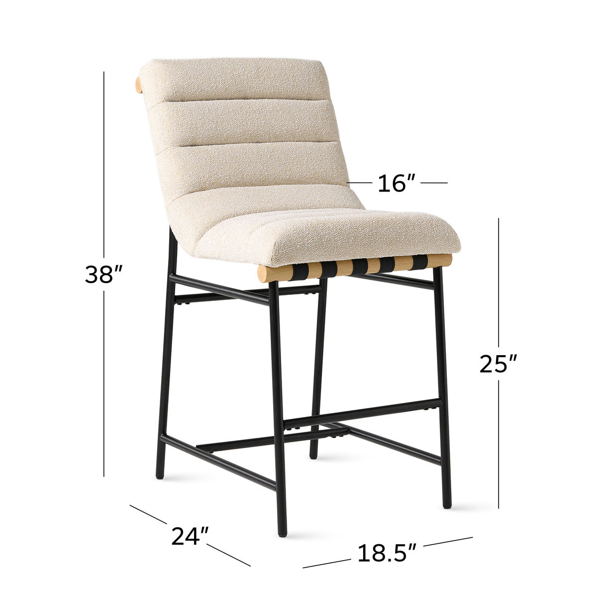 Steve Silver Nicco Counter Chair - Thumbnail 2