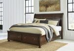 Picture of Porter King Sleigh Storage Bed