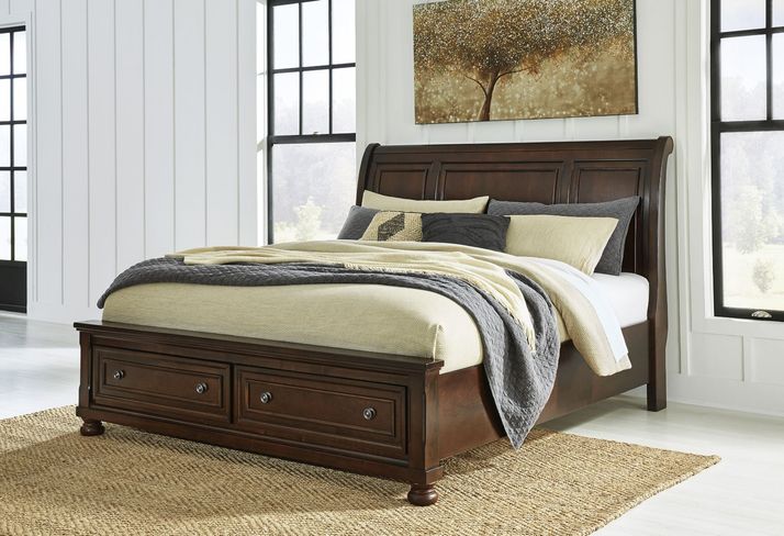 Picture of Porter King Sleigh Storage Bed