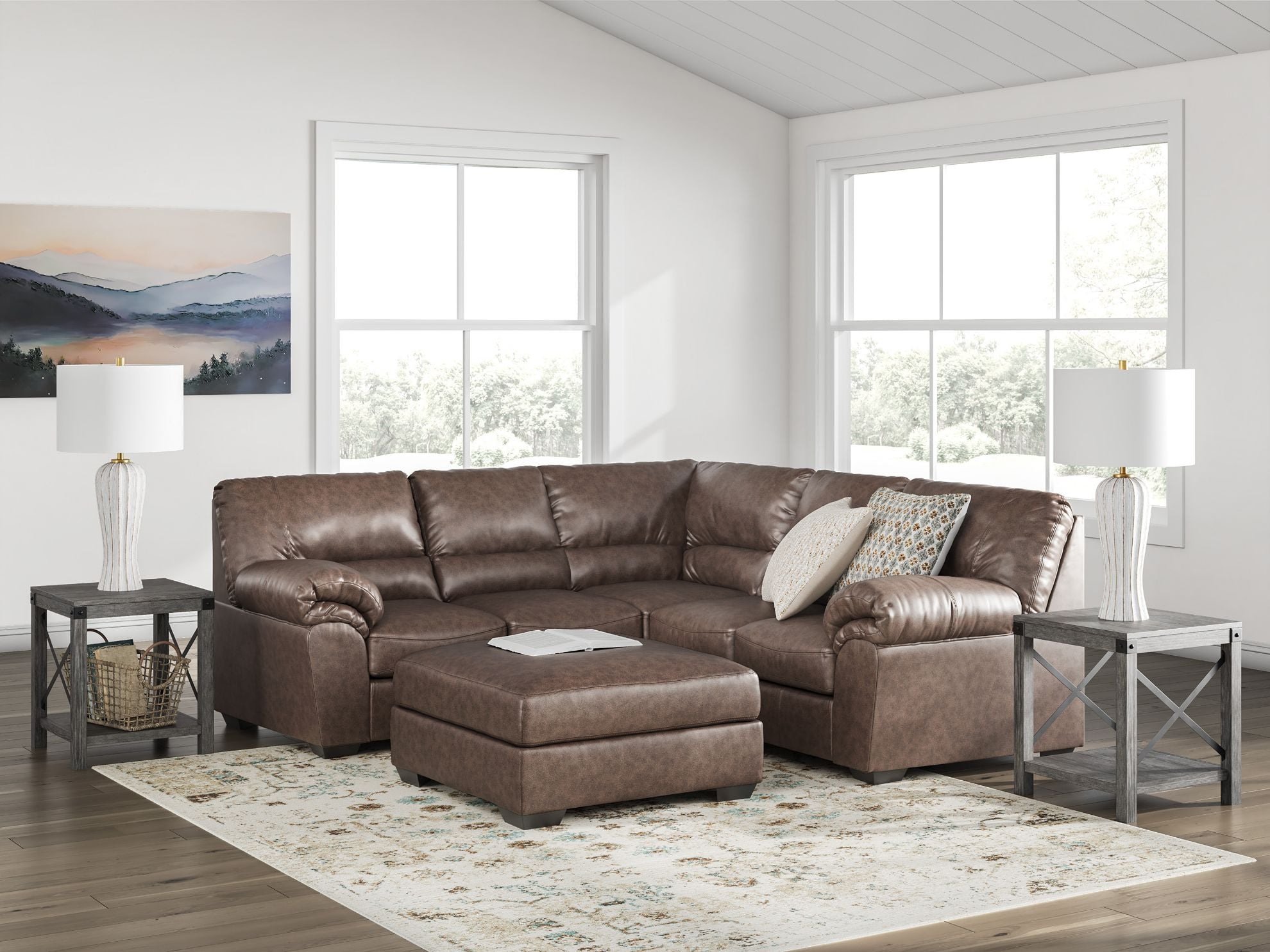 Ashley Furniture Whitlock Ottoman - Thumbnail 4
