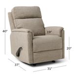 Picture of Compact Shoreline Glider Recliner
