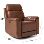 Picture of Refined Pecan Power Recliner