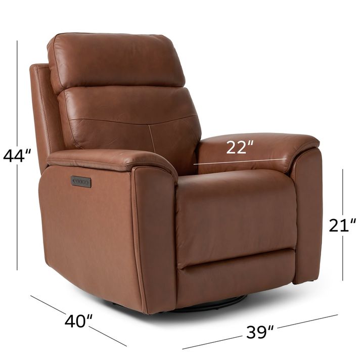 Picture of Refined Pecan Power Recliner