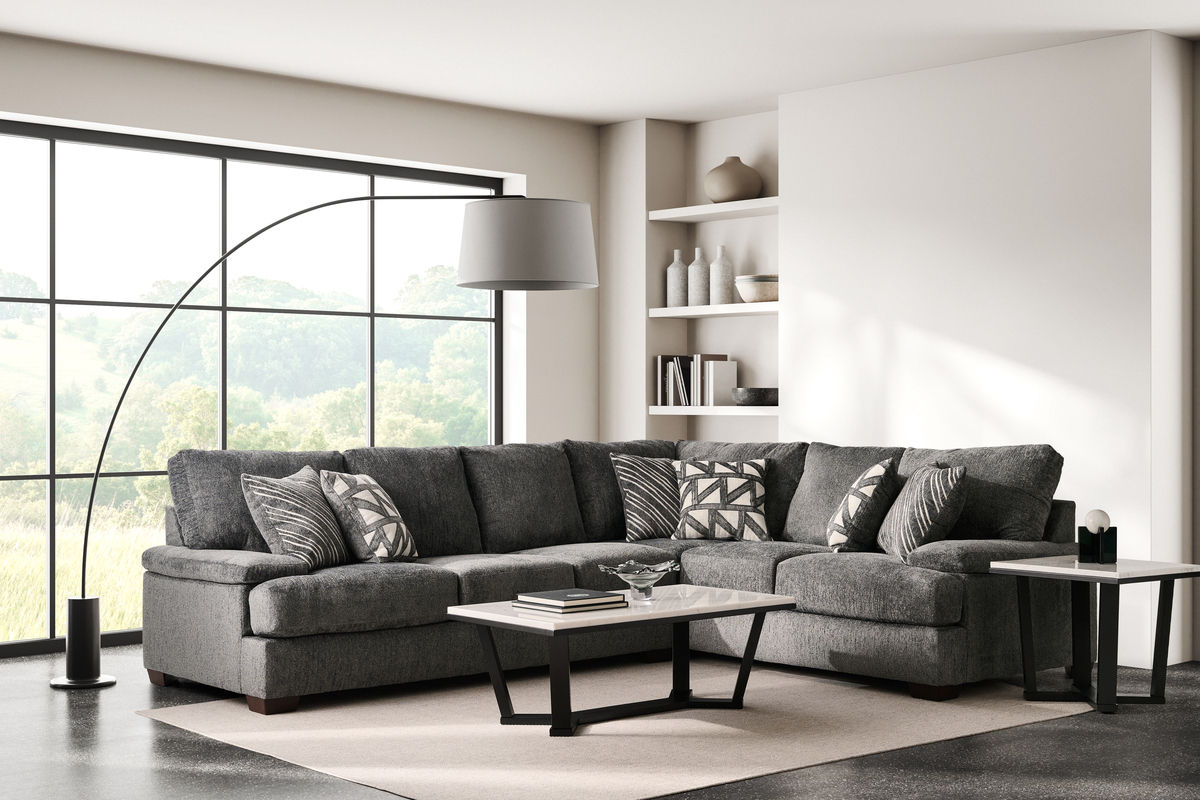 Vega 2pc Sectional | The Furniture Mart