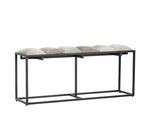 Picture of Hampton Cowhide Bench