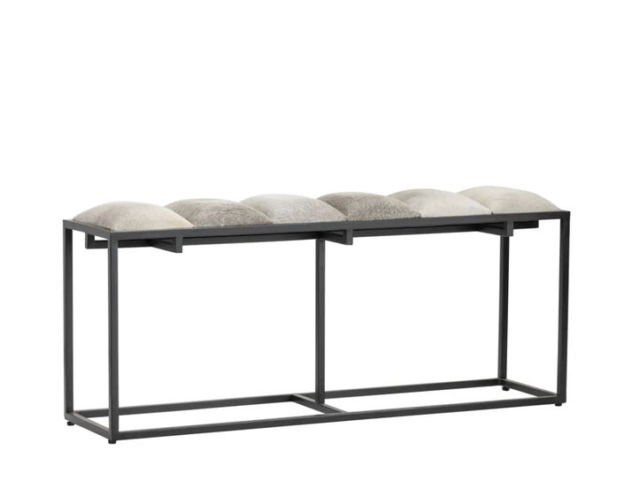 Picture of Hampton Cowhide Bench