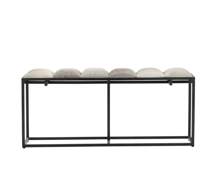 Picture of Hampton Cowhide Bench