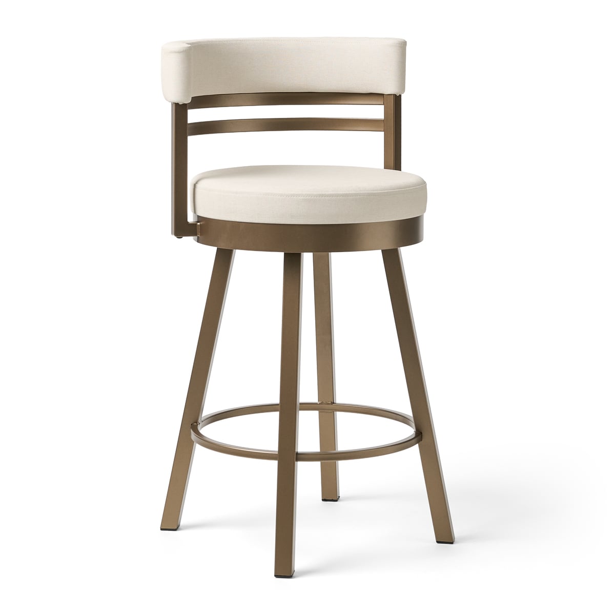 Ronny Swivel Counter Stool - Metallo / Boardwalk - Thumbnail 3