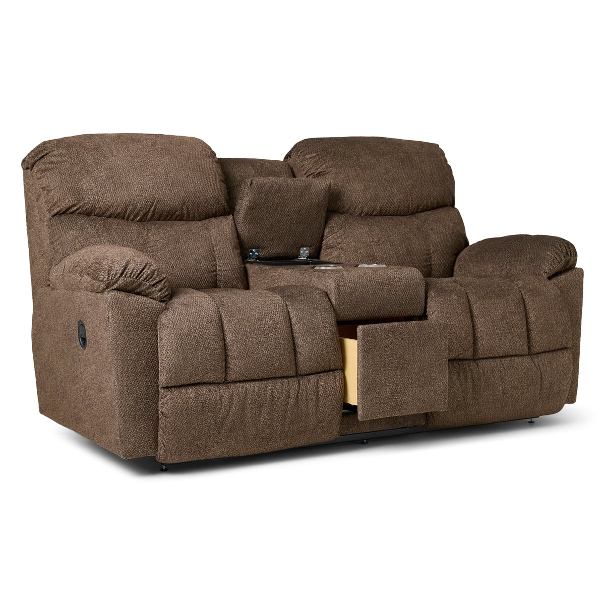 MYLAN コンビネゾン Morrison Reclining Console Loveseat | The Furniture Mart