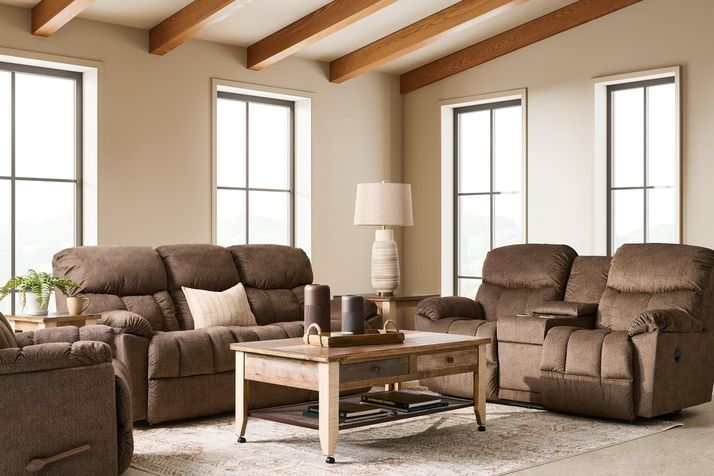 love  Morrison Reclining Console Loveseat | The Furniture Mart
