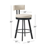Picture of Barry Swivel Counter Stool
