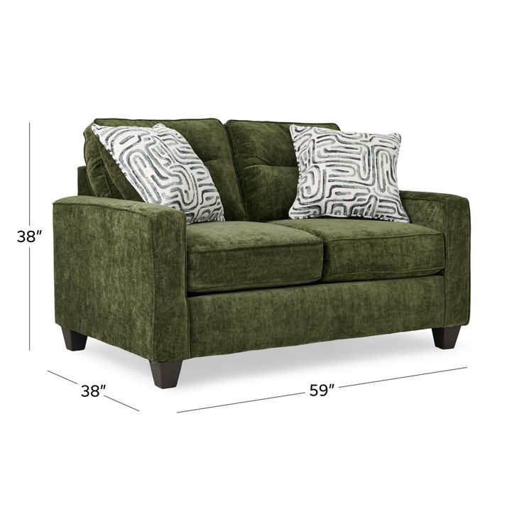 Picture of Braves Olive Loveseat