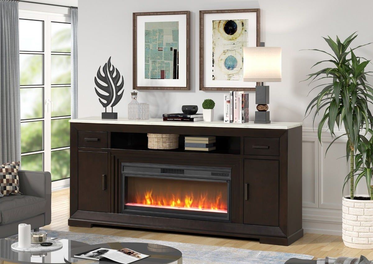 Avalon Fireplace Console - Thumbnail 4