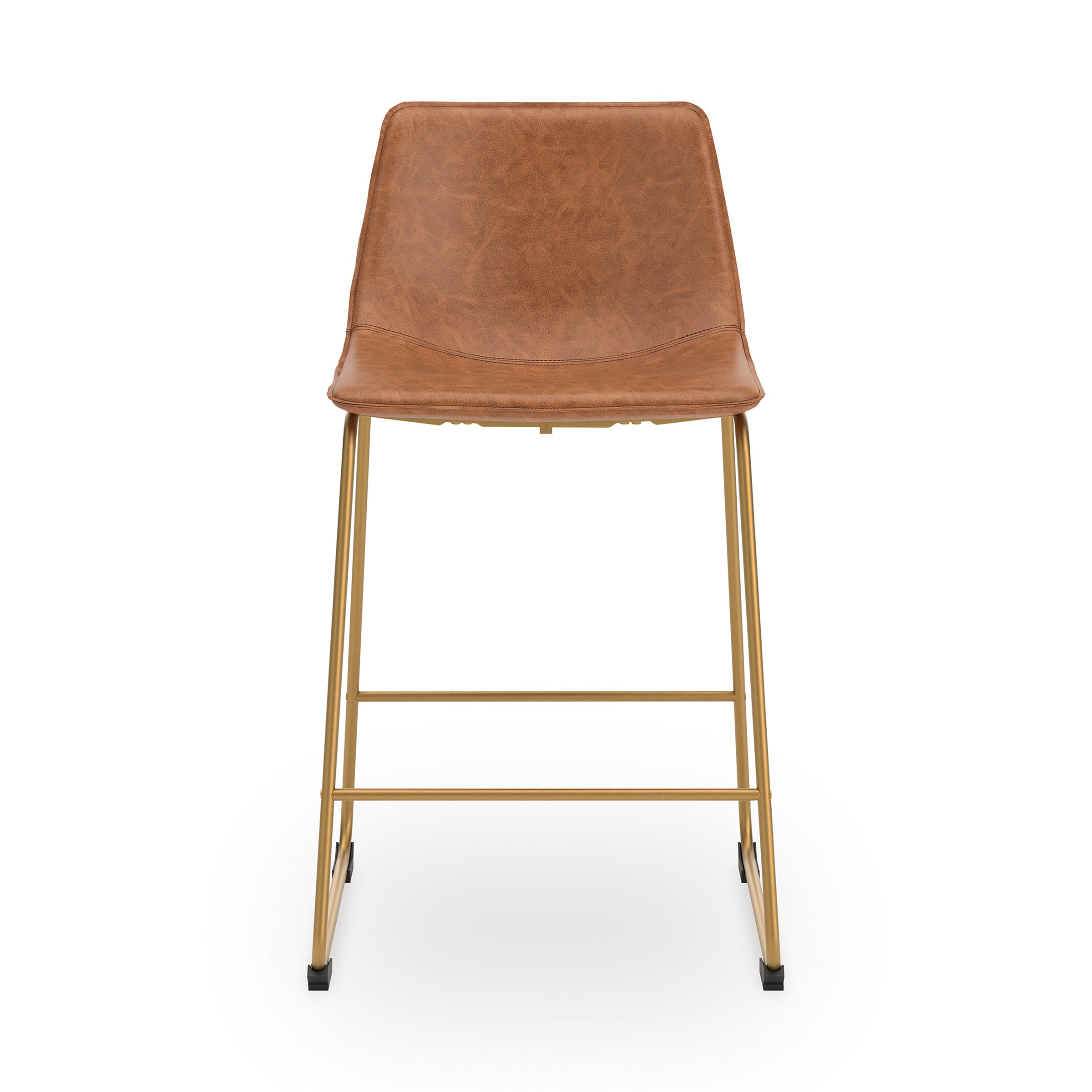 Crandox Toast Gold Counter Stool