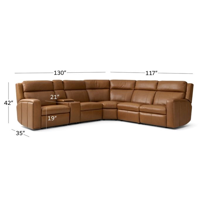 Picture of Wyatt Canyon 6pc Power Sectional