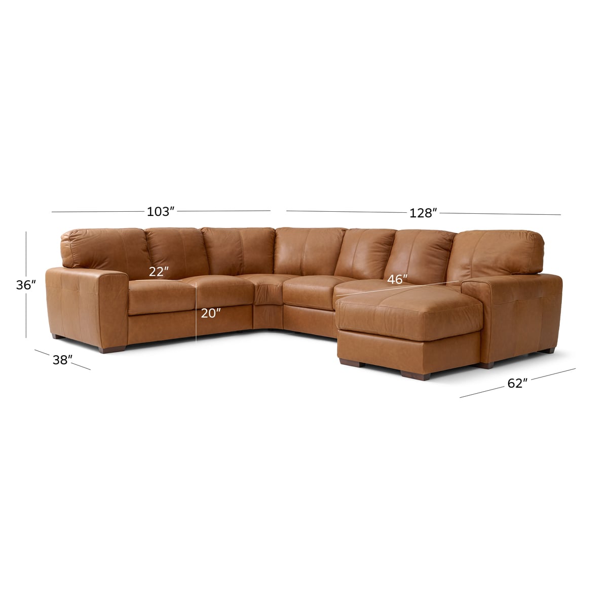 Lovington 4pc Sectional - Thumbnail 2