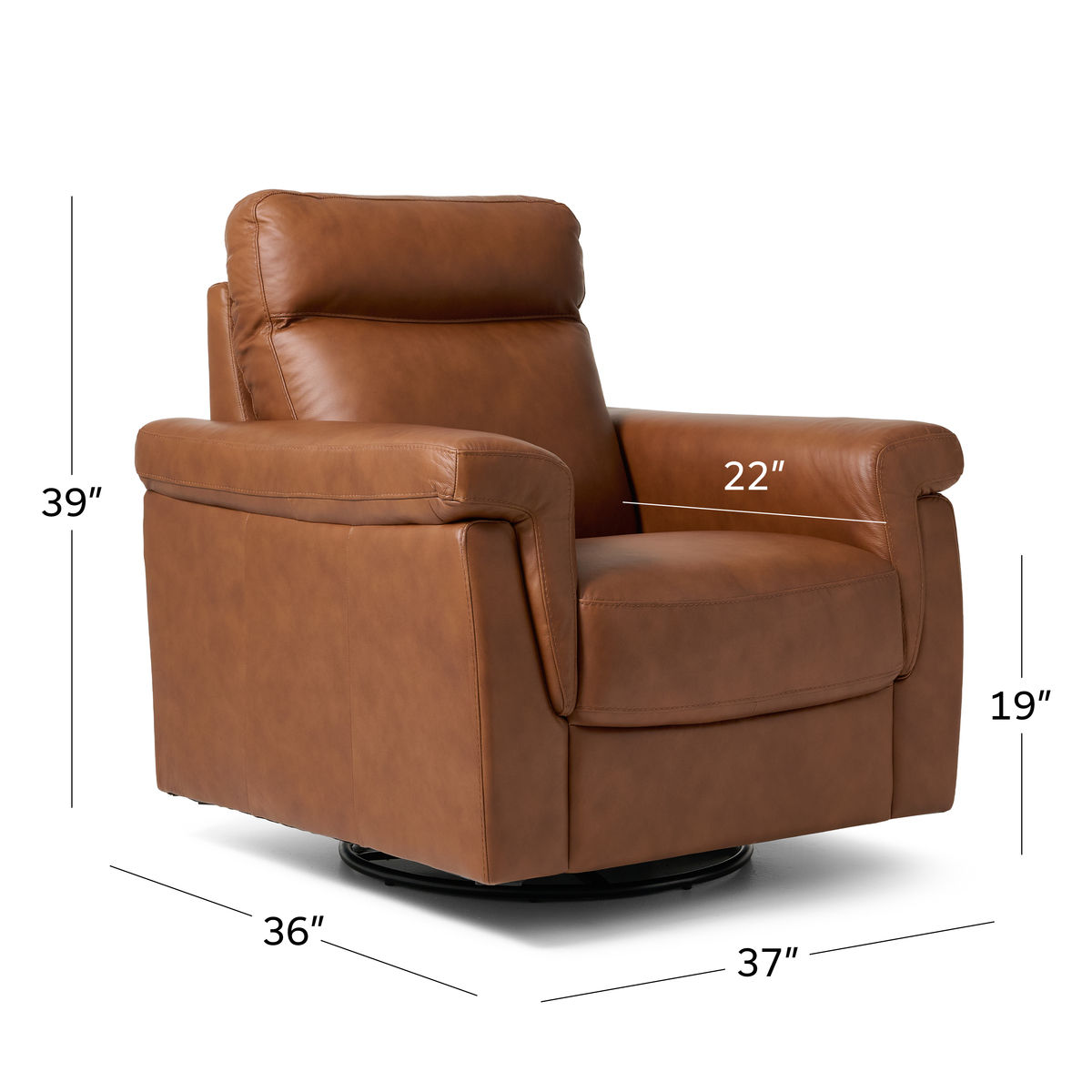 Salta Swivel Chair - Thumbnail 4