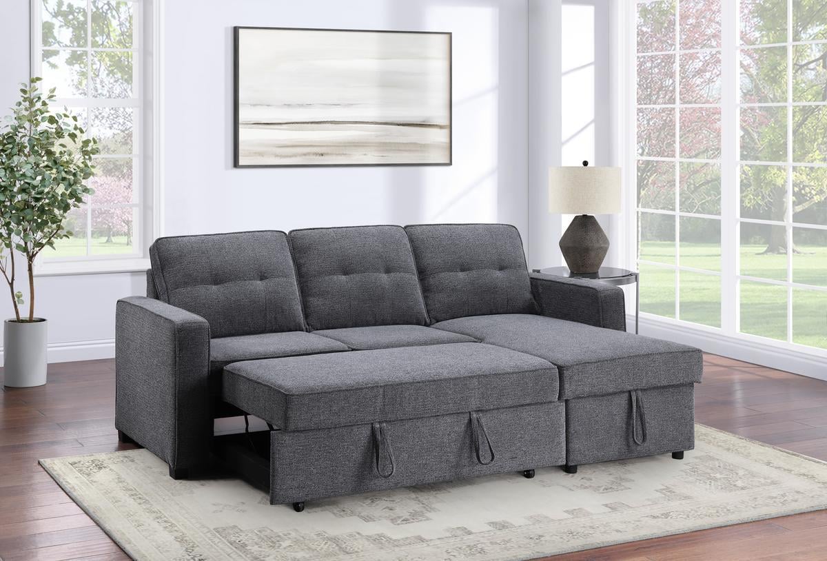 Noah 2pc Sofa Chaise Sleeper | The Furniture Mart