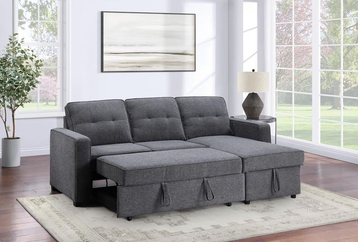 Noah 2pc Sofa Chaise Sleeper | The Furniture Mart