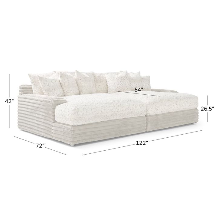Picture of Snowy Owl 2pc Sectional