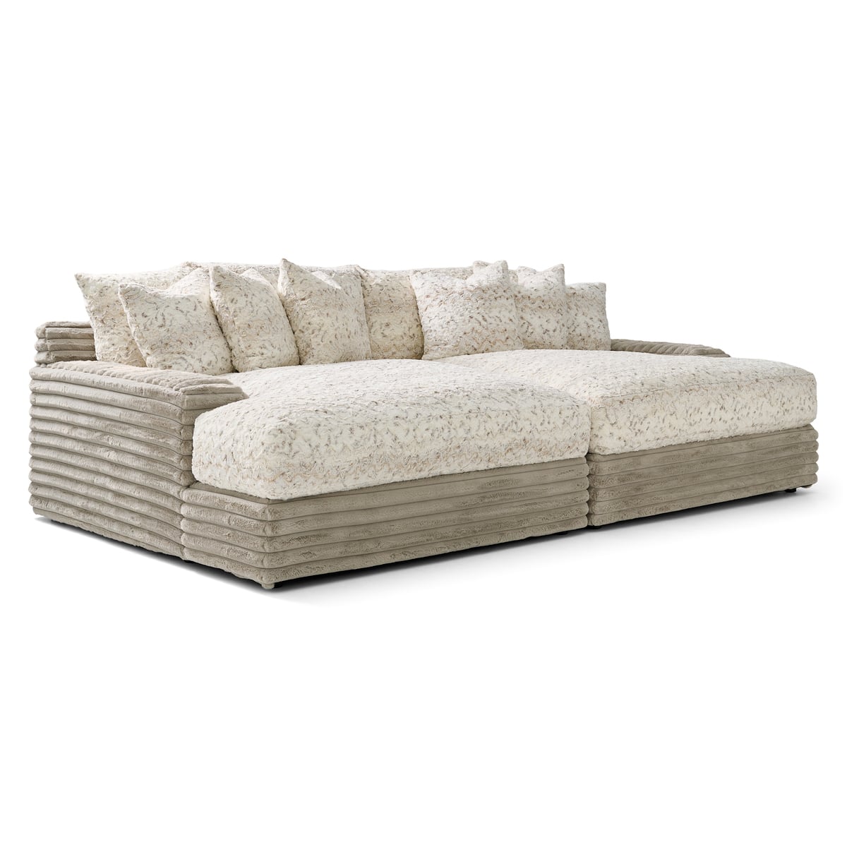 Snowy Owl 2pc Sectional