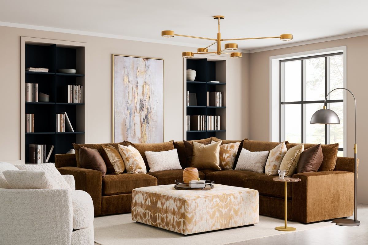 Luxor Bison 3pc Sectional - Thumbnail 2