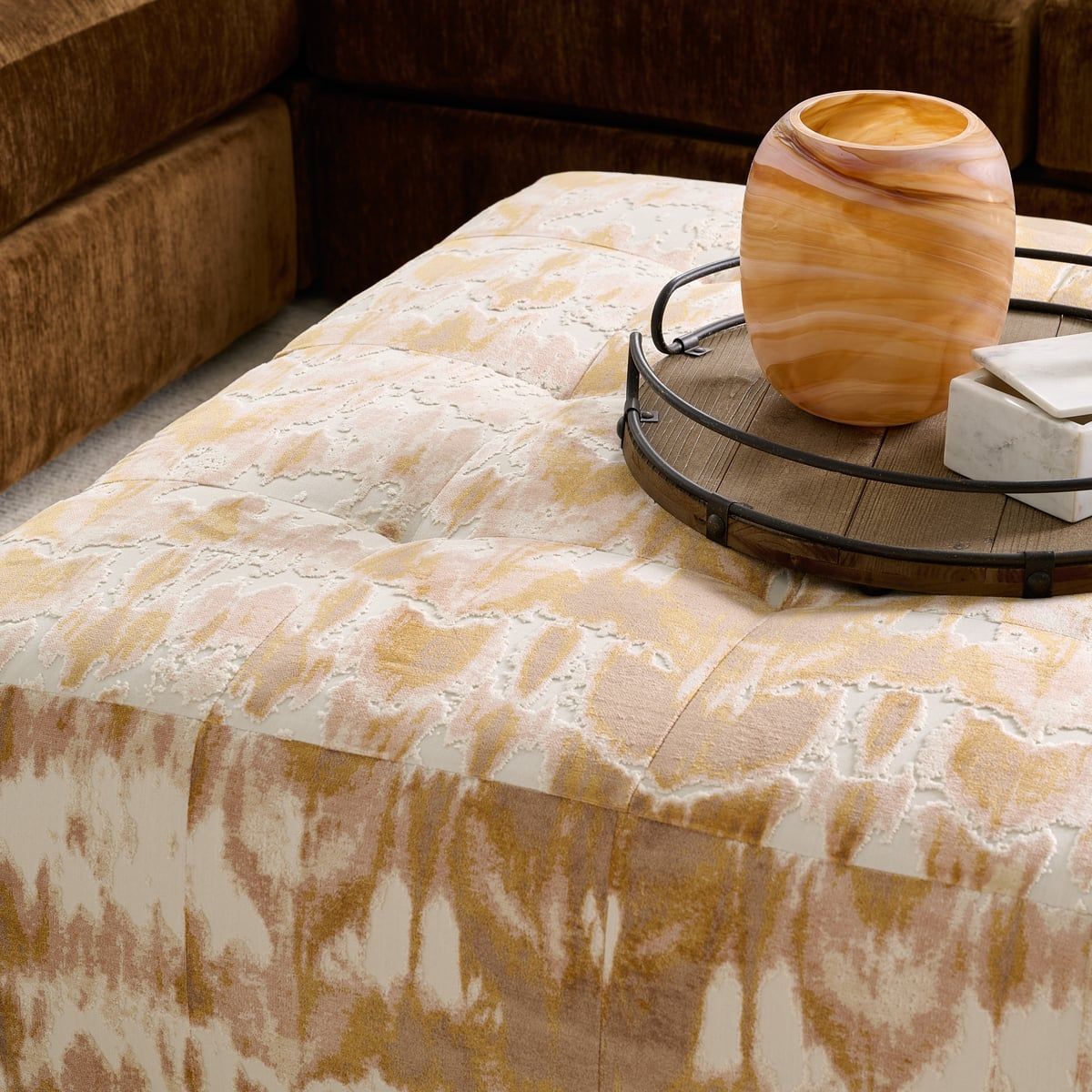 Kanoko Oversized Cocktail Ottoman - Thumbnail 4