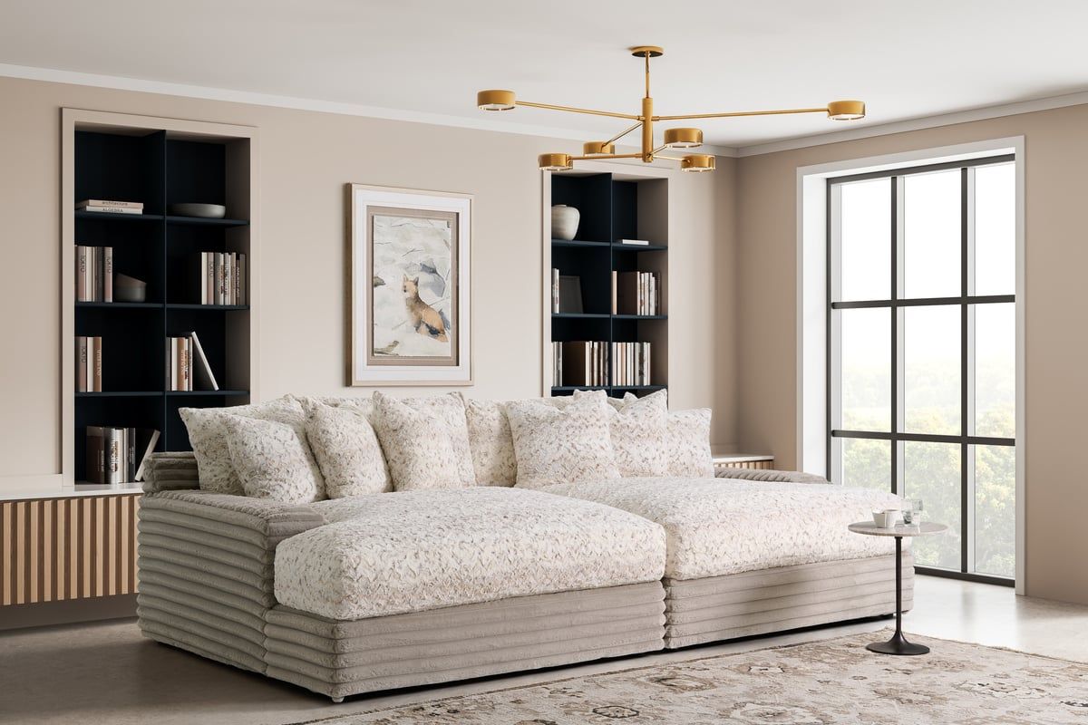 Snowy Owl 2pc Sectional - Thumbnail 3