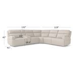Picture of Christie 6pc Power Sectional