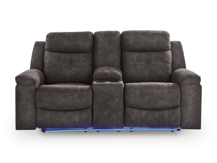 Picture of Brysonview Reclining Console Loveseat