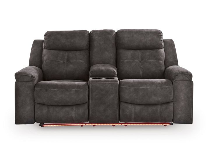 Picture of Brysonview Reclining Console Loveseat