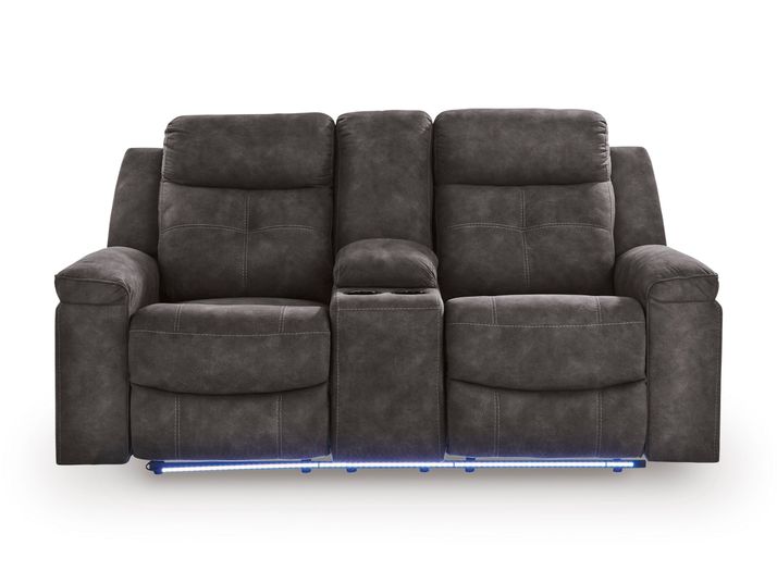 Picture of Brysonview Reclining Console Loveseat
