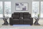 Picture of Brysonview Reclining Console Loveseat