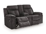 Picture of Brysonview Reclining Console Loveseat