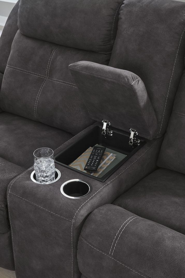 Picture of Brysonview Reclining Console Loveseat