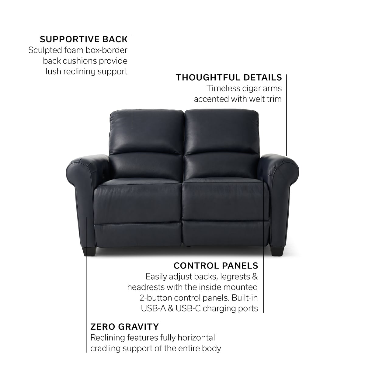 Clybourn Power Loveseat - Thumbnail 5