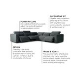 Picture of Camden 5pc Power Sectional