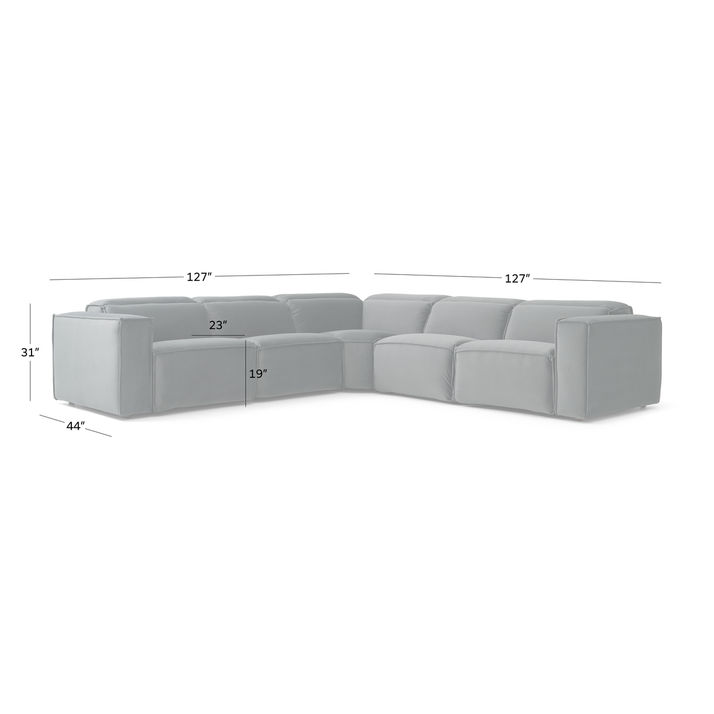 Picture of Camden 5pc Power Sectional
