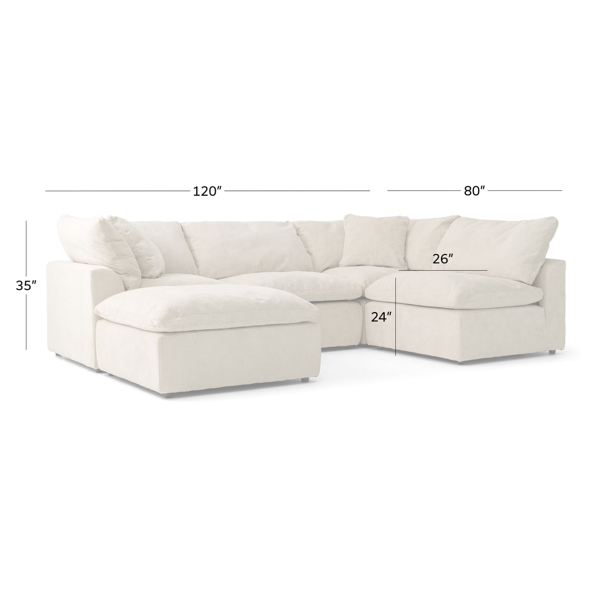 Bryant 5pc Sectional - Thumbnail 4