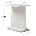 Picture of Irma I-Beam Accent Table